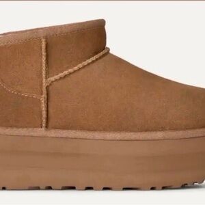 UGG Tan Suede Ankle Boots